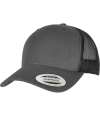 F6606T 6606T Flexfit Retro Trucker Two Tone Cap Charcoal / Black colour image